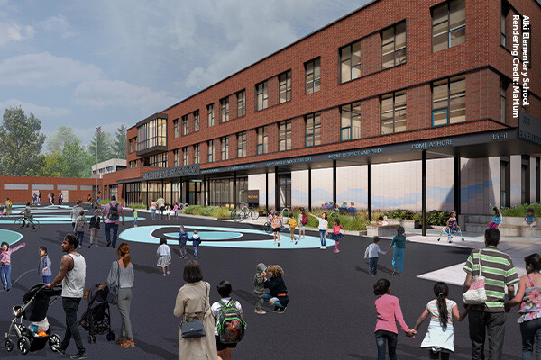 Alki Elementary School, Rendering Credit_ Mahlum