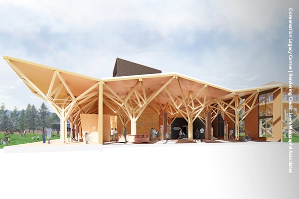 Conservation Legacy Center _ Rendering Credit Leers Weinzapfel Associates