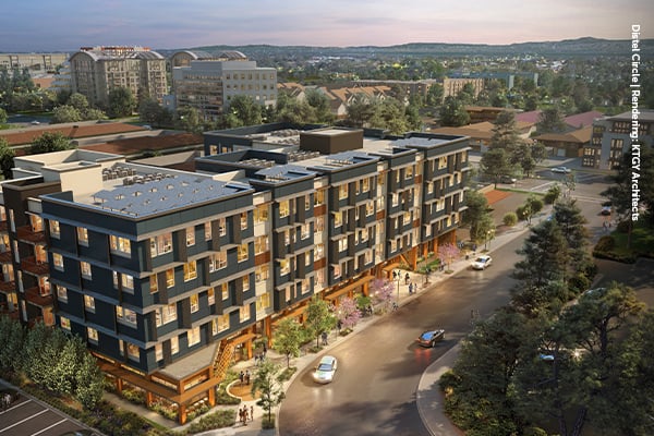 Distel Circle _ Rendering KTGY Architects