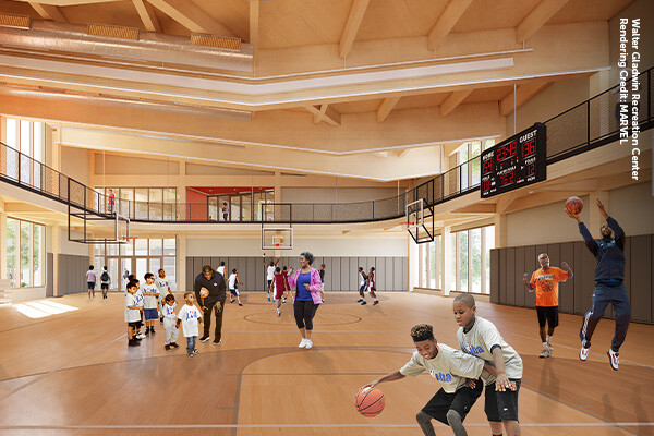 Walter Gladwin Recreation Center, Rendering Credit_ MARVEL