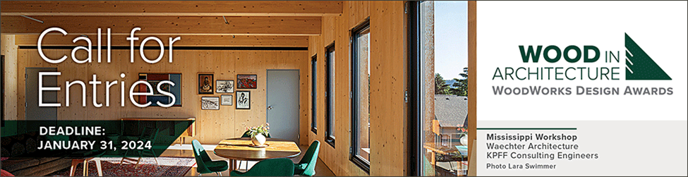 Wood in Architecture call for nominations